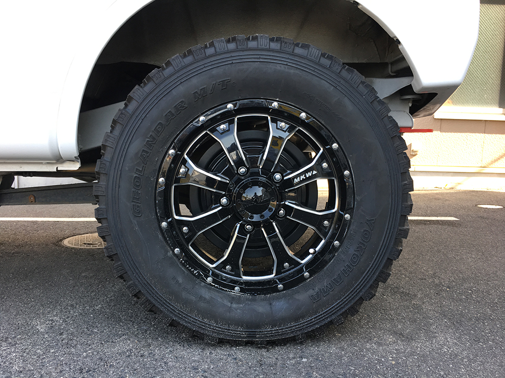 品質が Wheel-And-Tyre-SHOP WATマーテル ジムニー YOKOHAMA ジオランダーM T 195R16 16インチ 